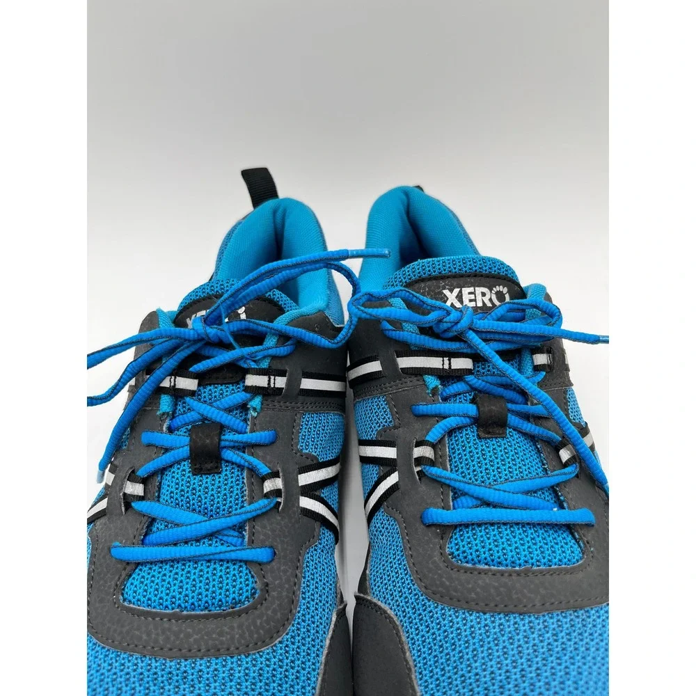 Xero Shoes Prio F190615W Running Sneakers Mens 12 Imperial Blue Black Lace Up
